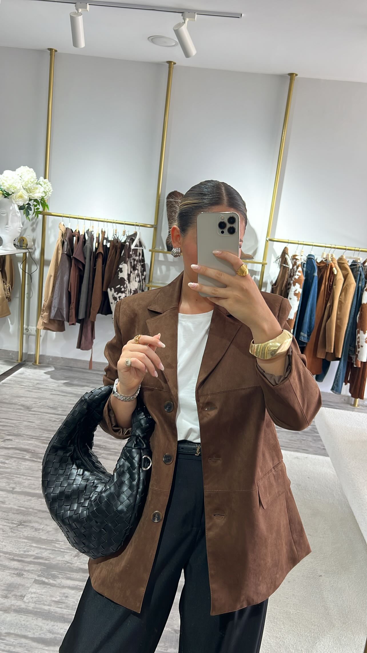 Blusão pele de camurça