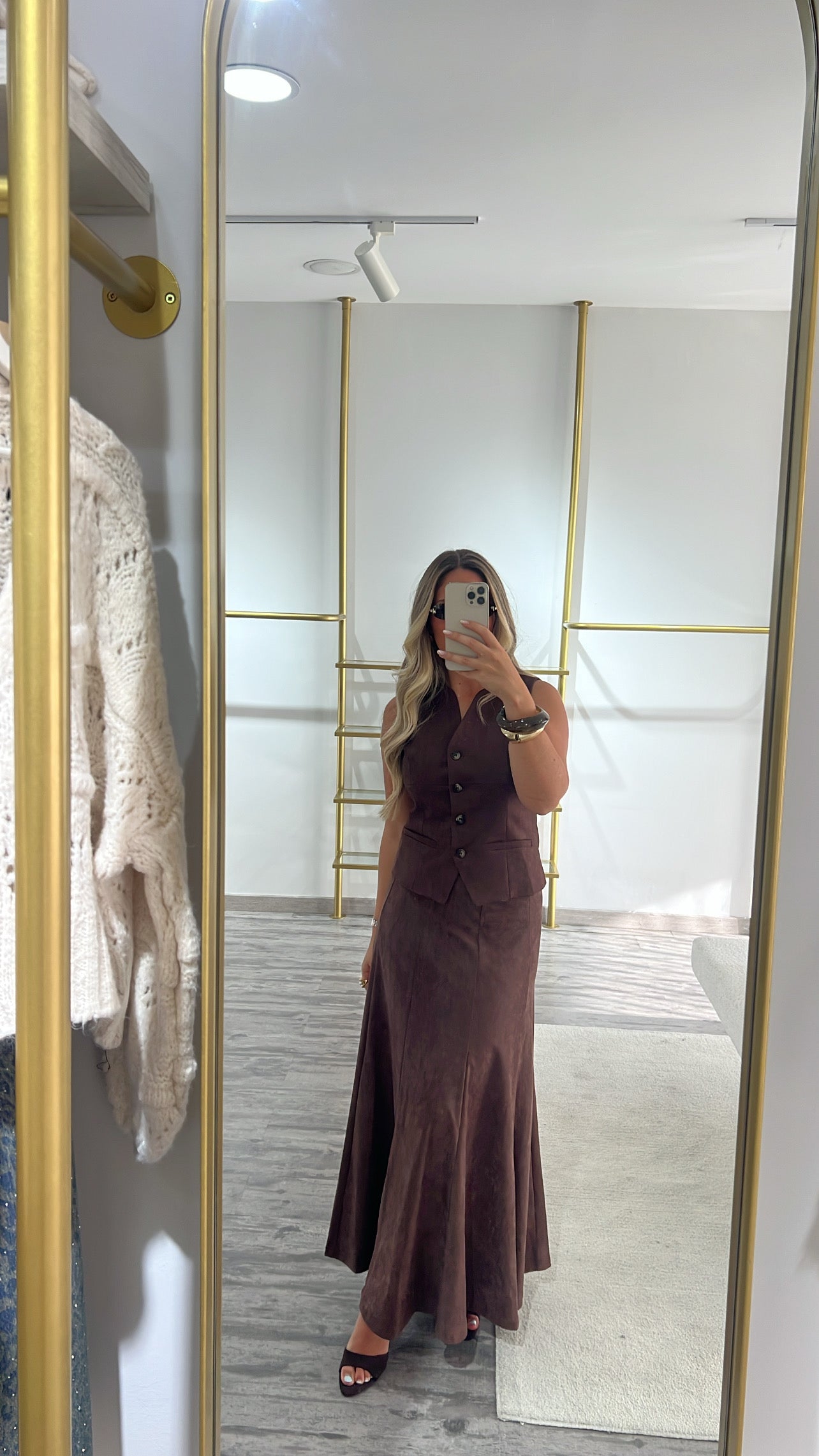 CONJUNTO SAIA E COLETE