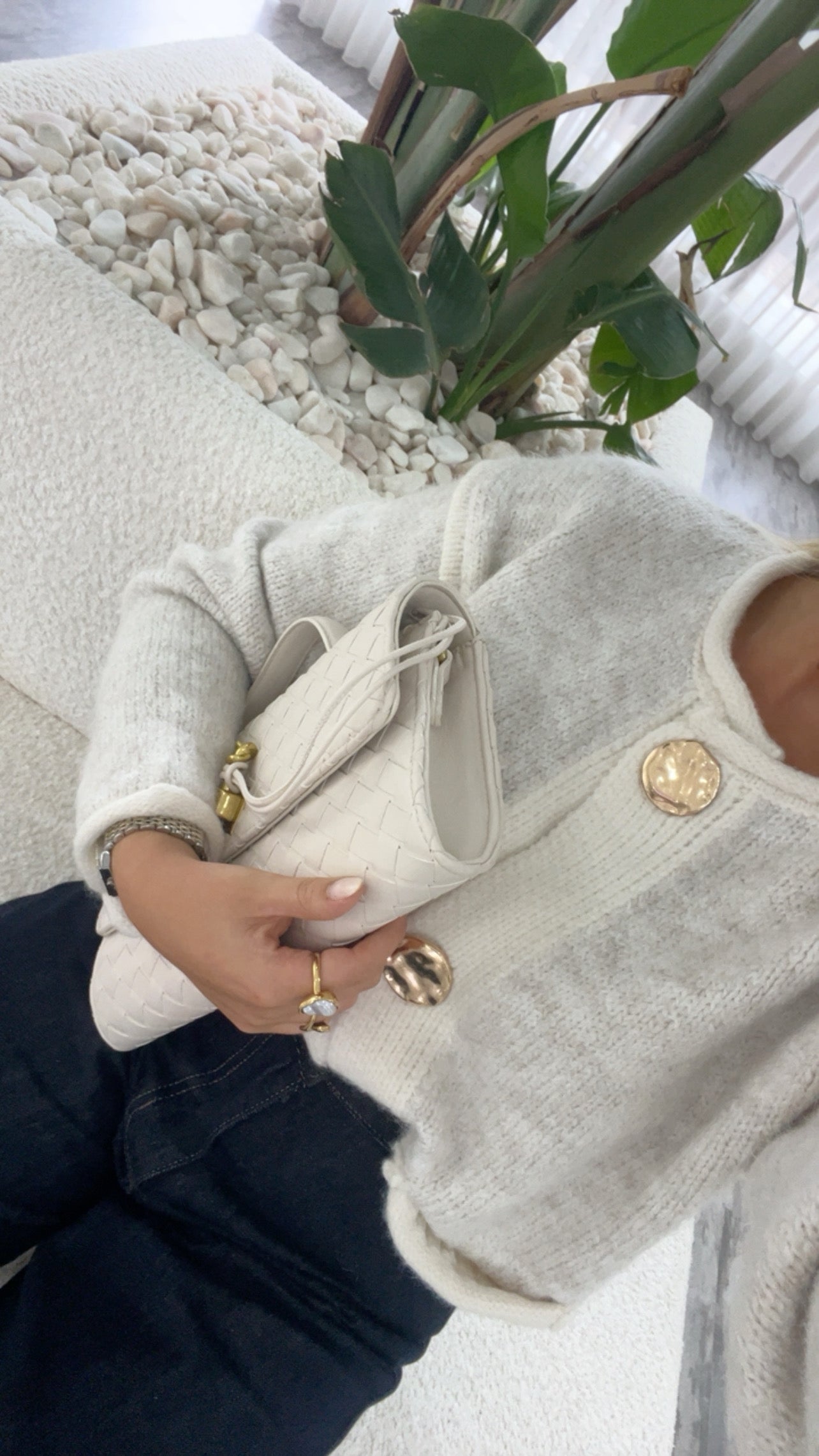 CARDIGAN BOTÃO DOURADO