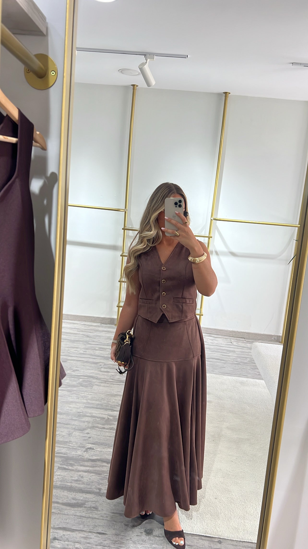 Ensemble peau de pêche