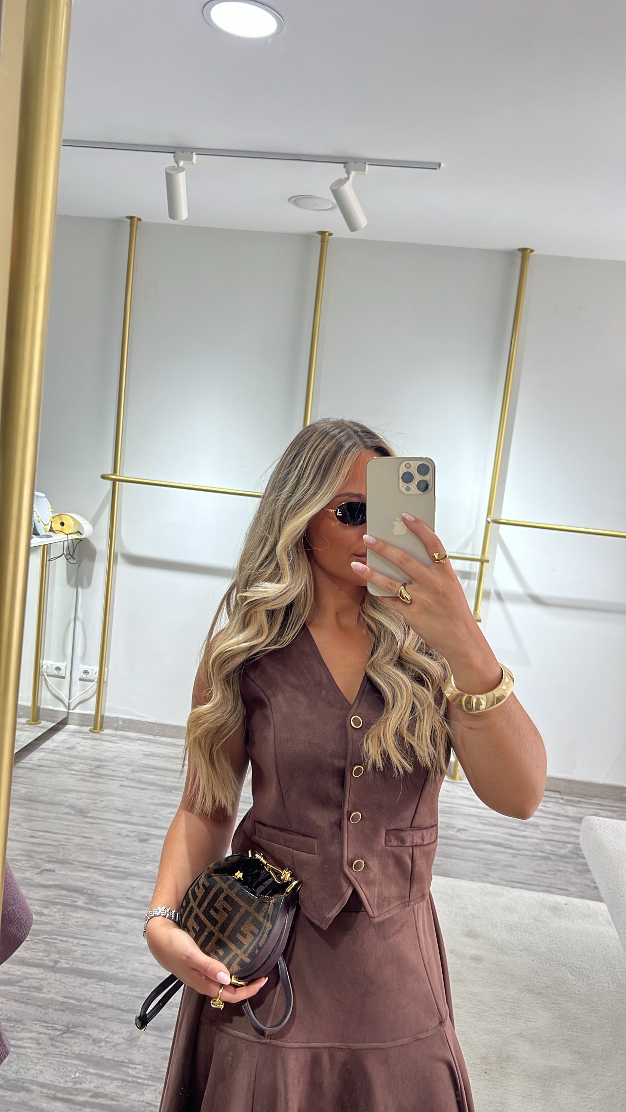 Ensemble peau de pêche