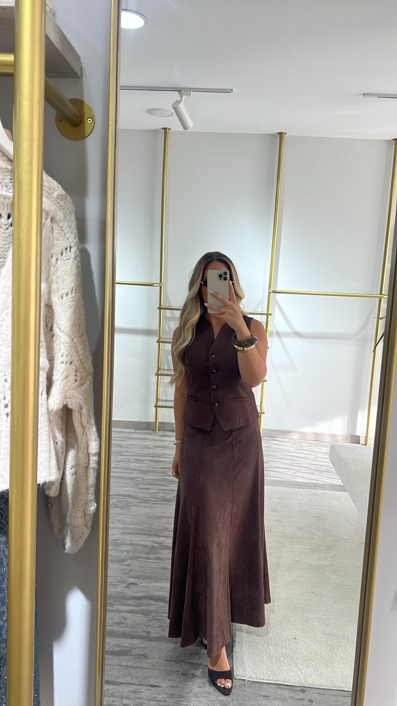 CONJUNTO SAIA E COLETE