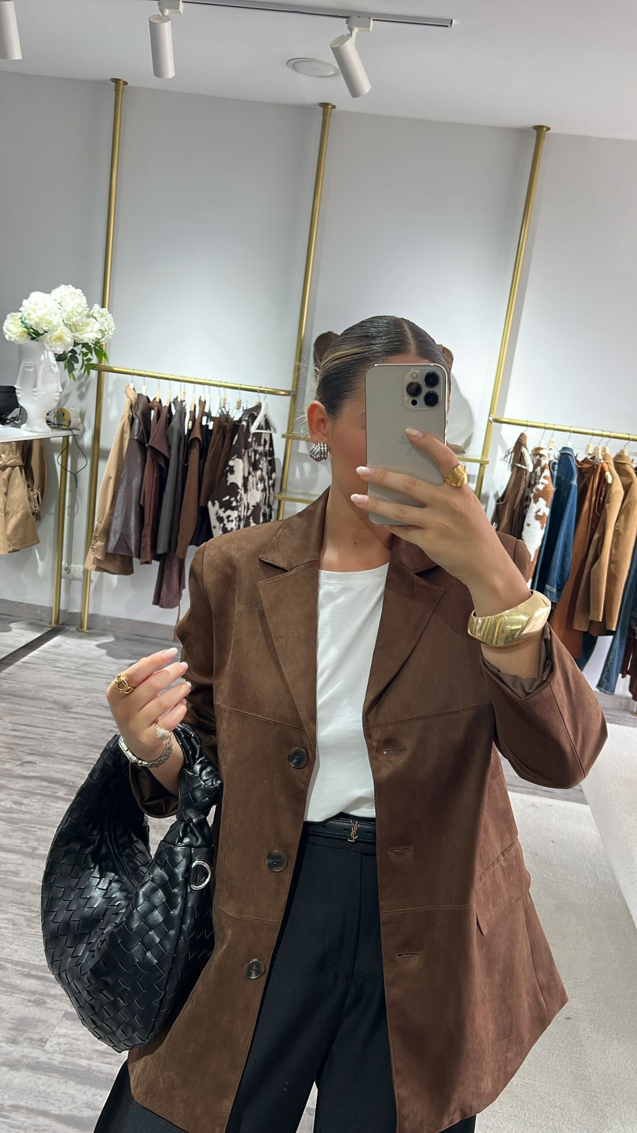 Blusão pele de camurça