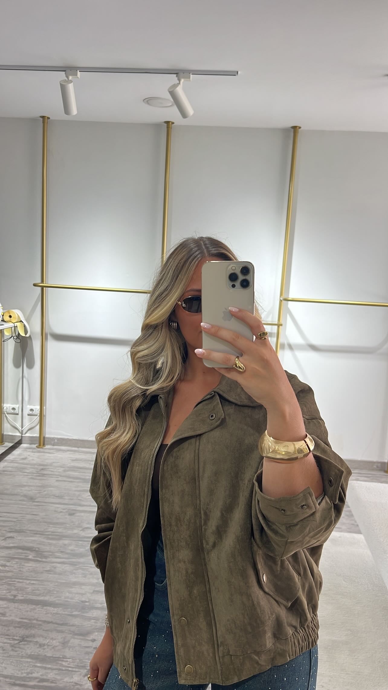 Bomber pele de pêssego