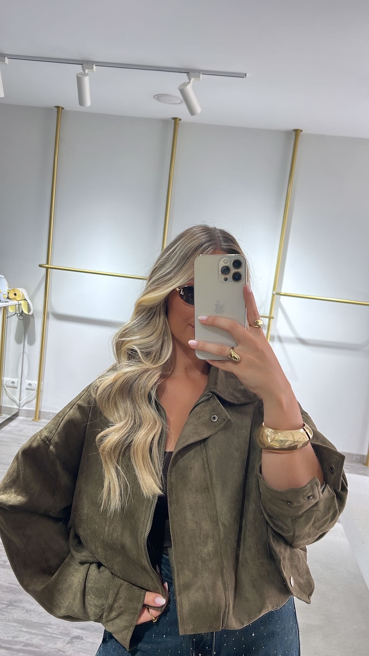 Bomber pele de pêssego