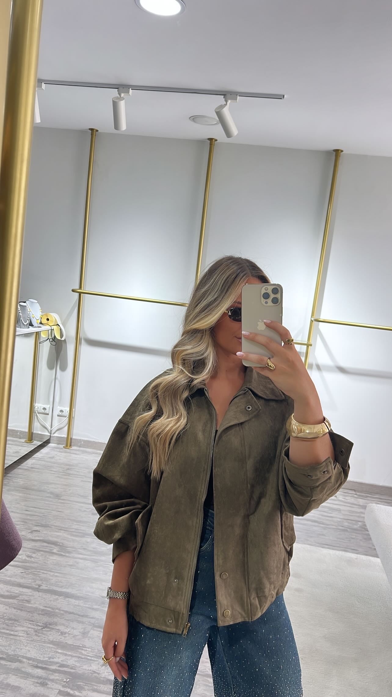 Bomber pele de pêssego