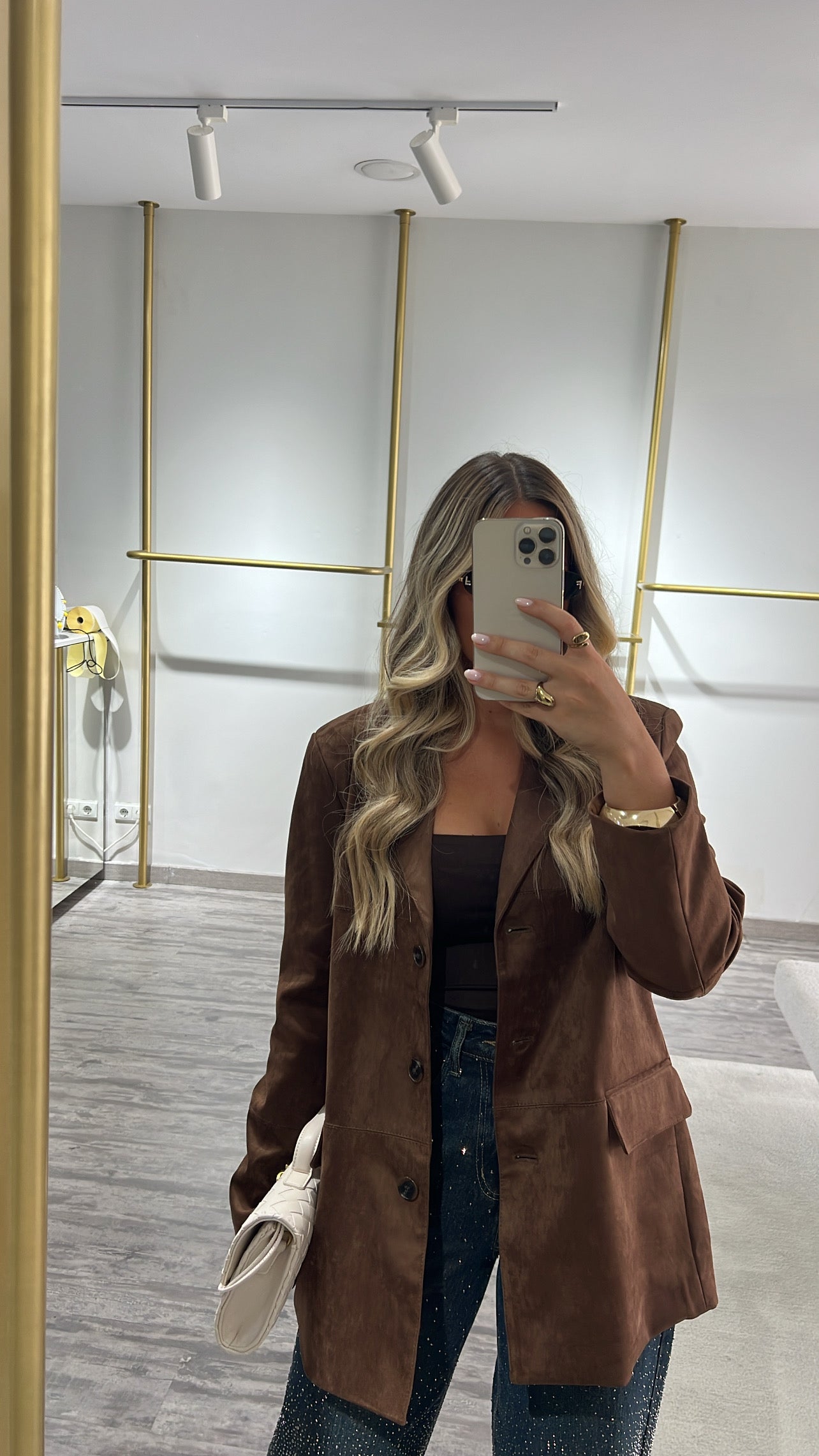 Blusão pele de camurça