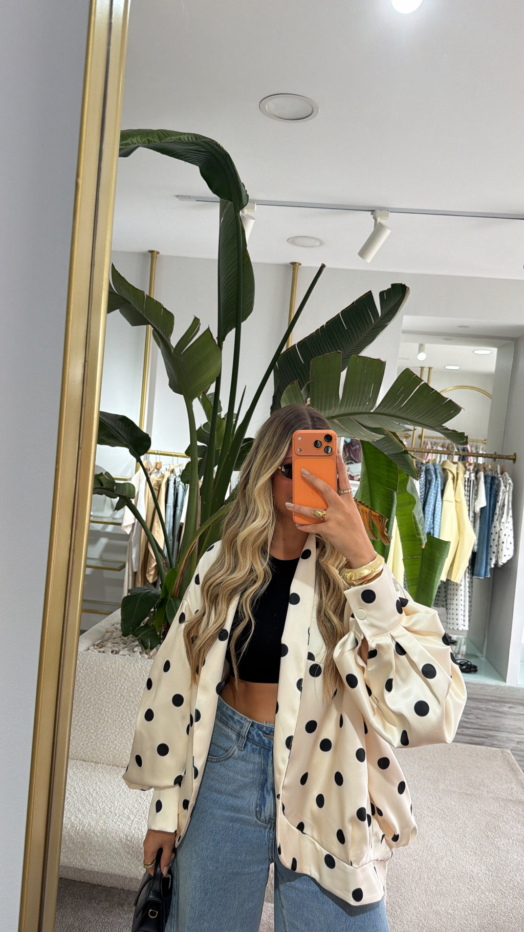 BOMBER POLKA DOT