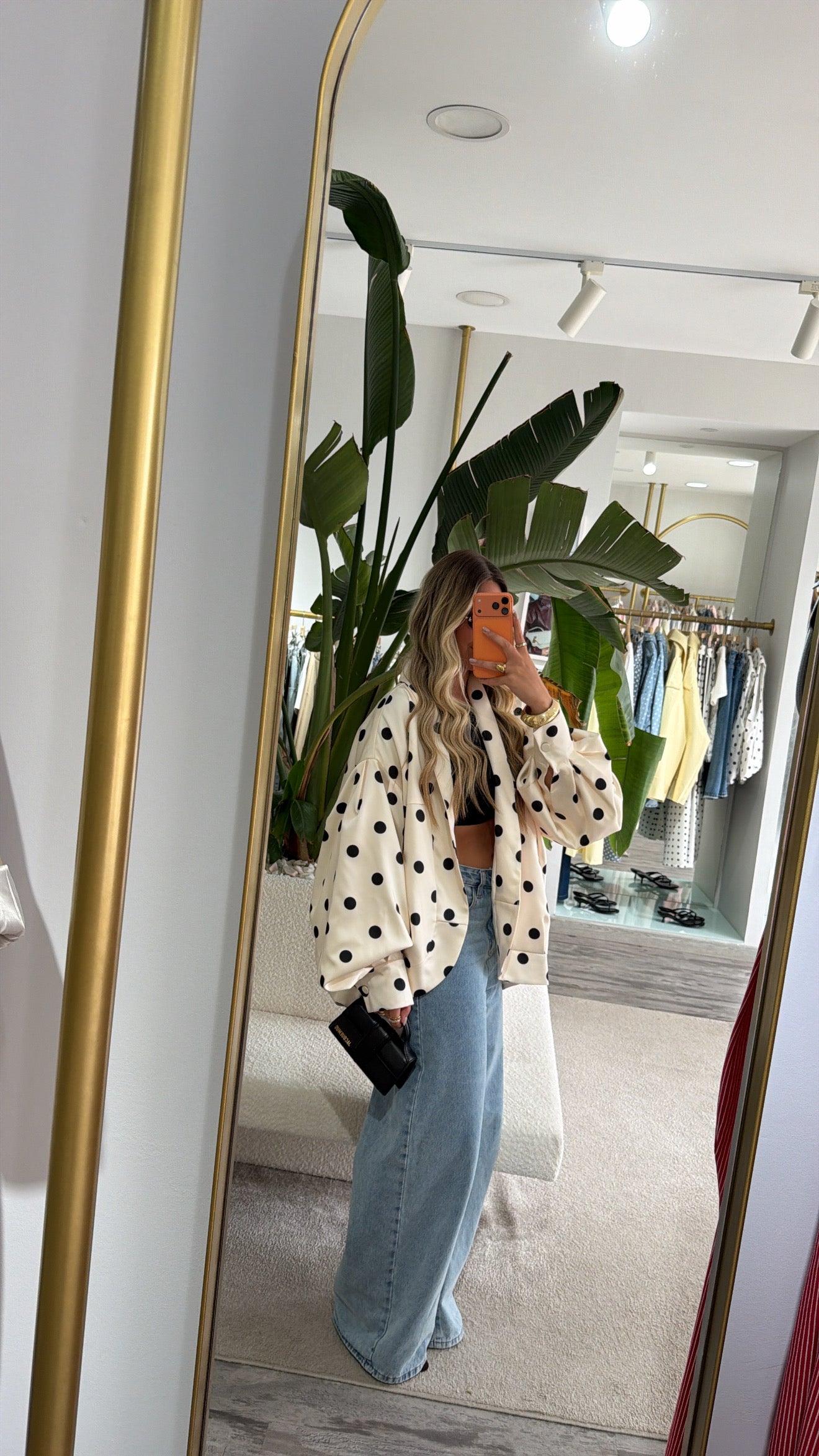 BOMBER POLKA DOT