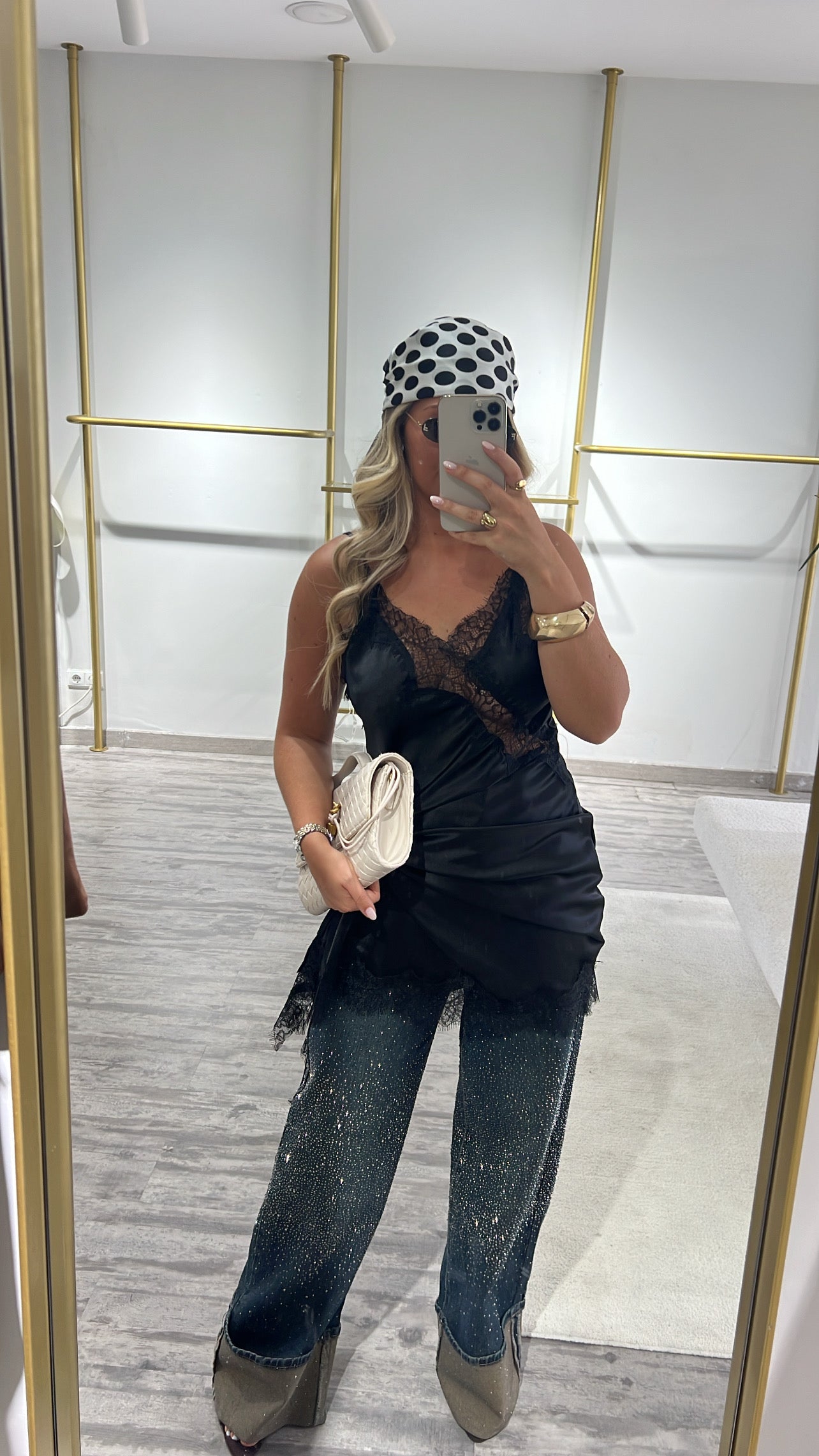 Jeans brilhantes