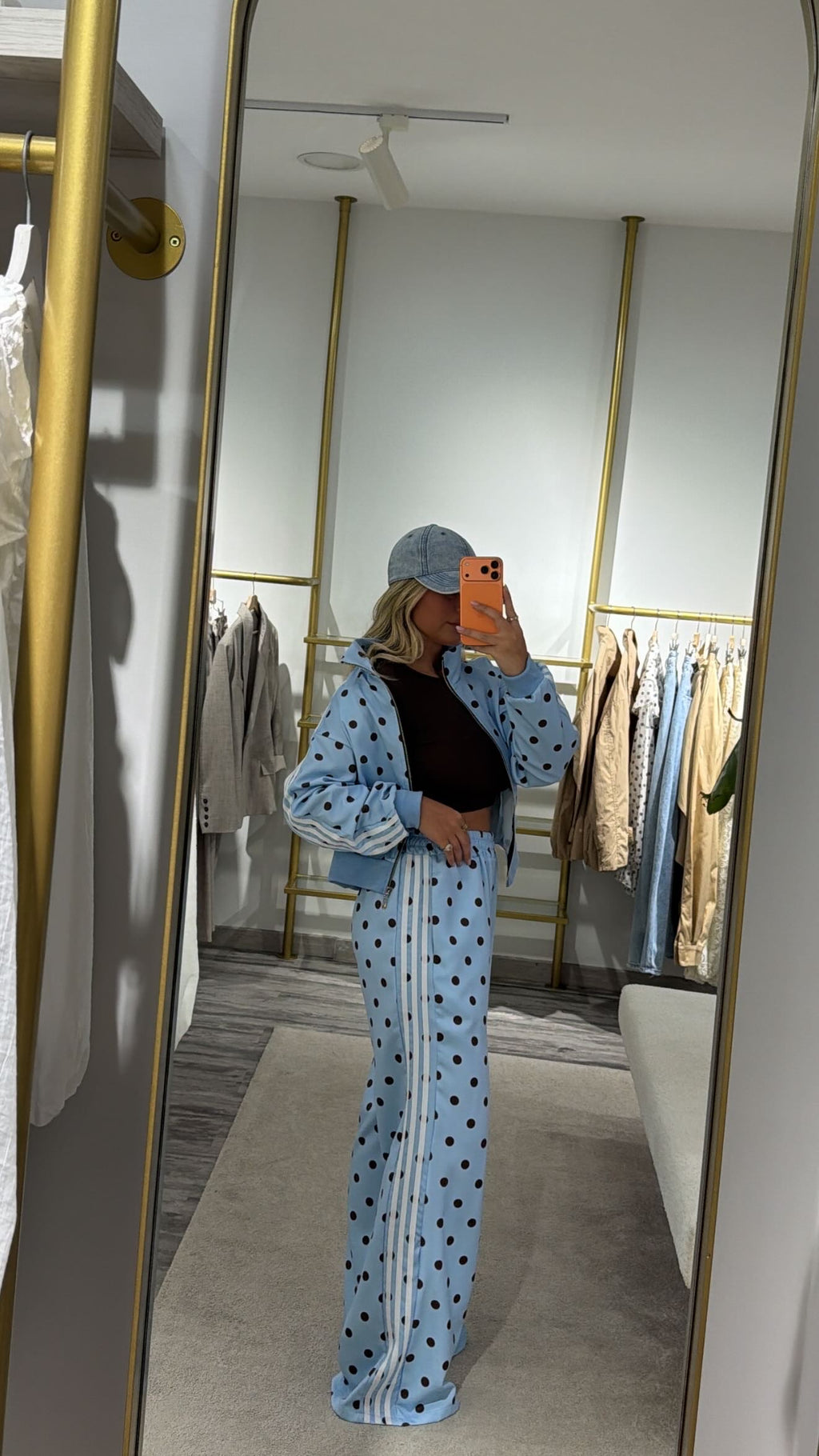 CONJUNTO POLKA DOT RISCAS