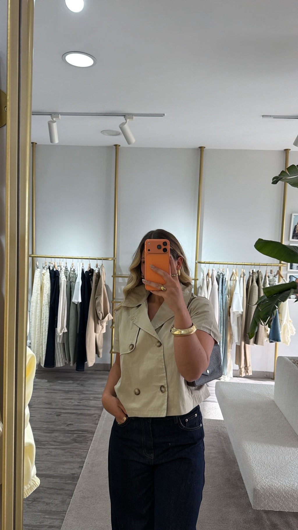 GABARDINE CROP TOP