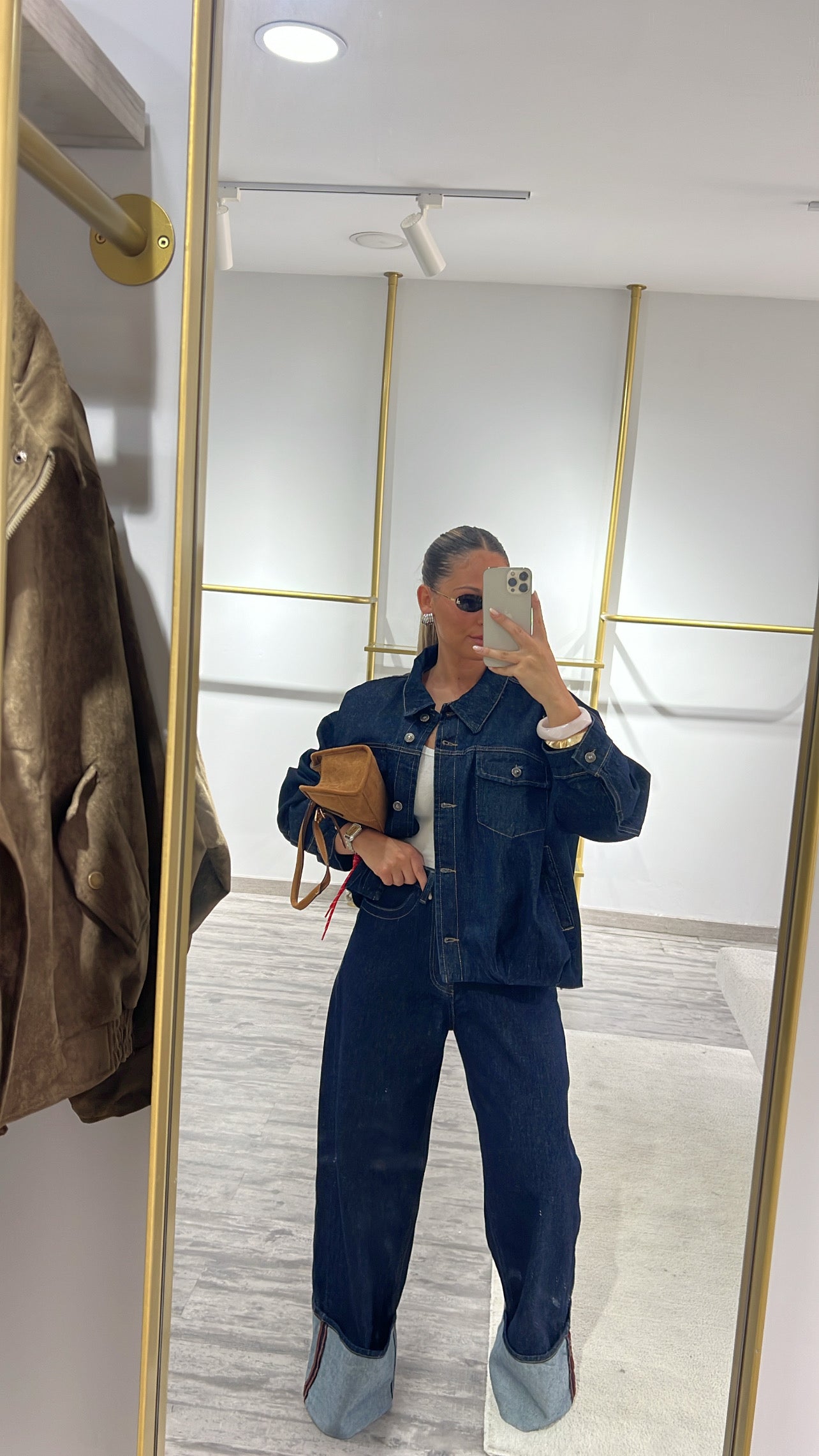 Bomber oversize DENIM LUMINA