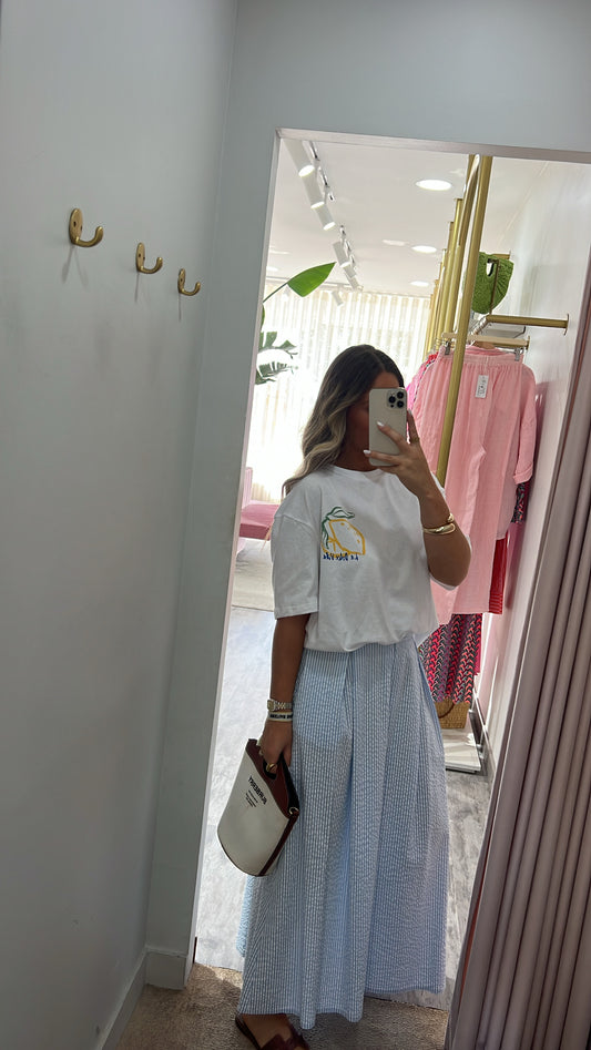 Saia midi riscas