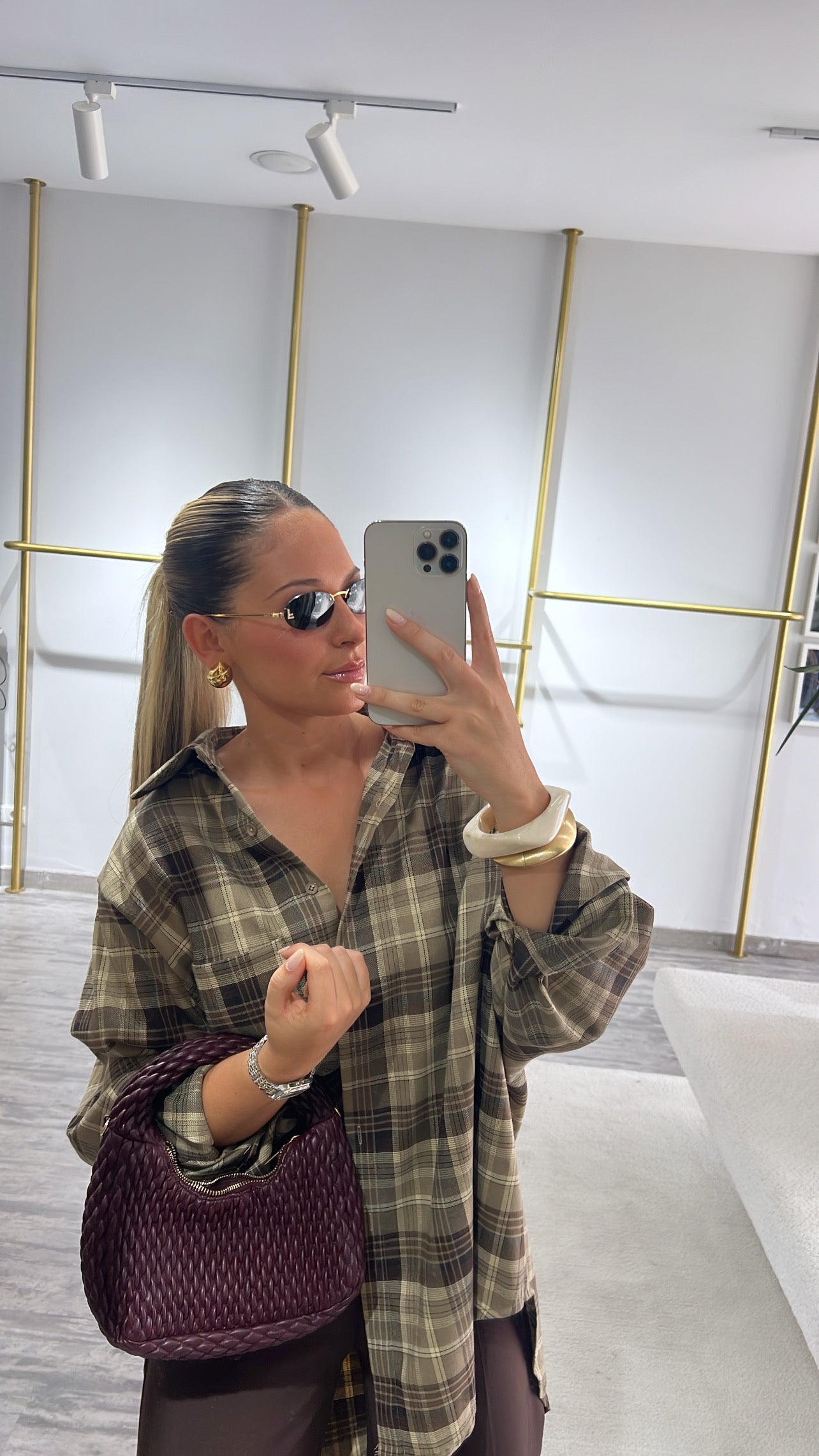 Plaid shirt