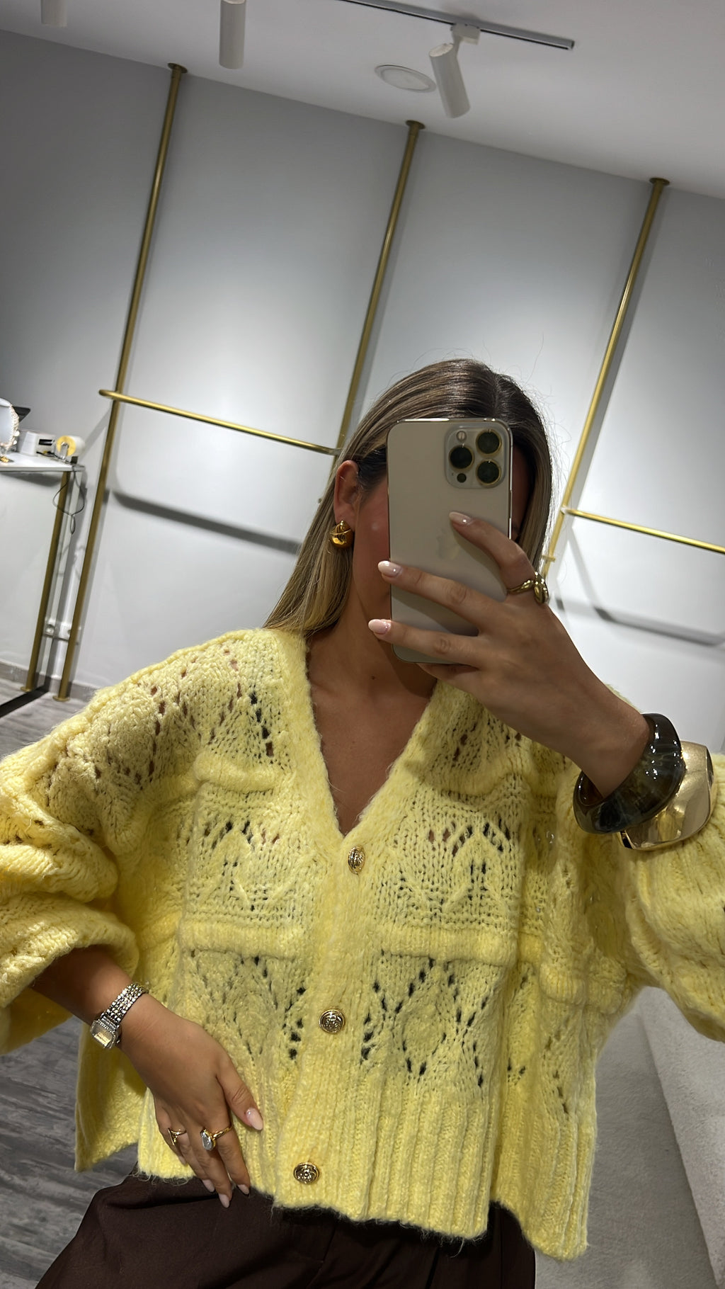 CARDIGAN MANTEIGA
