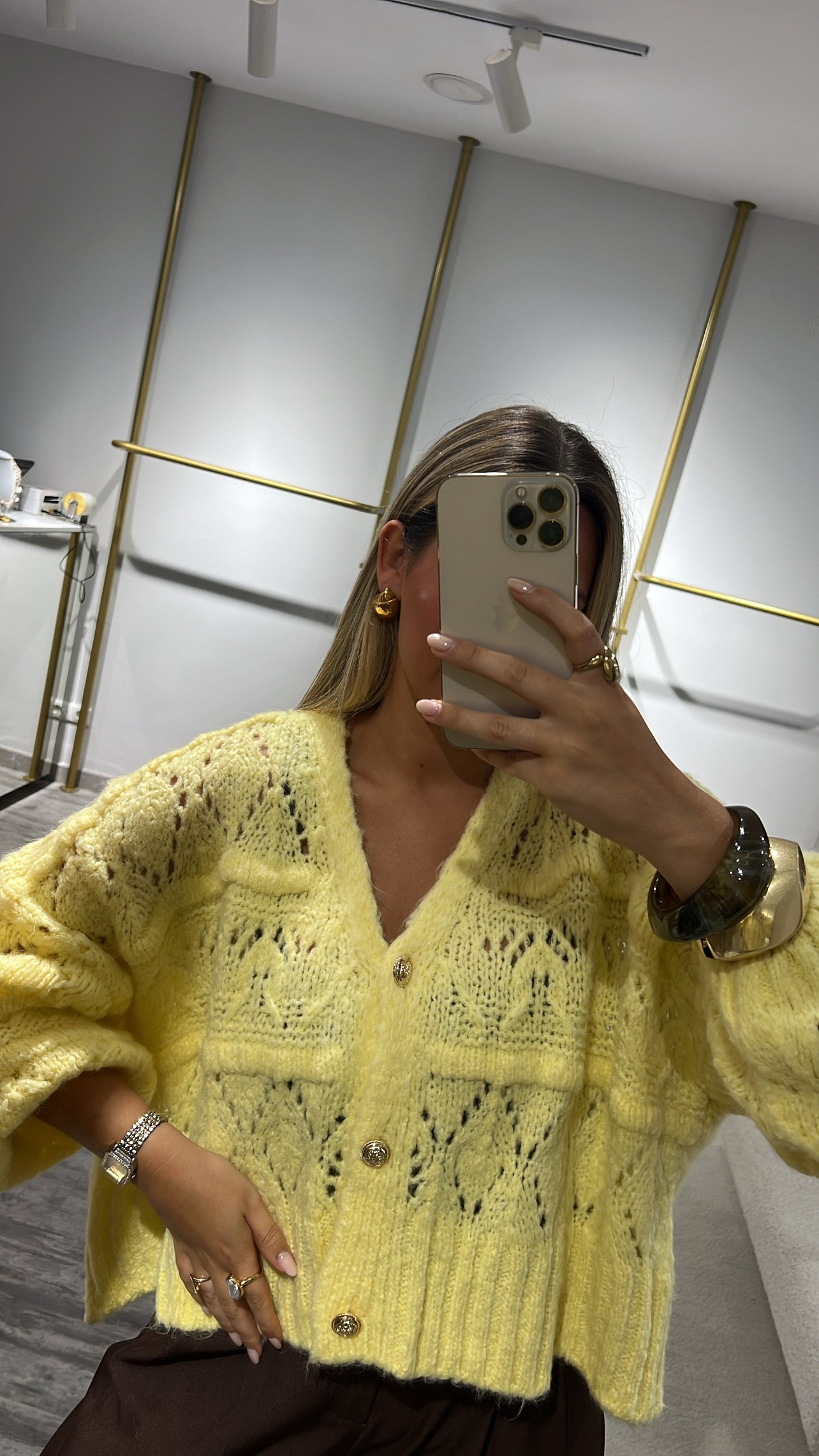 CARDIGAN MANTEIGA