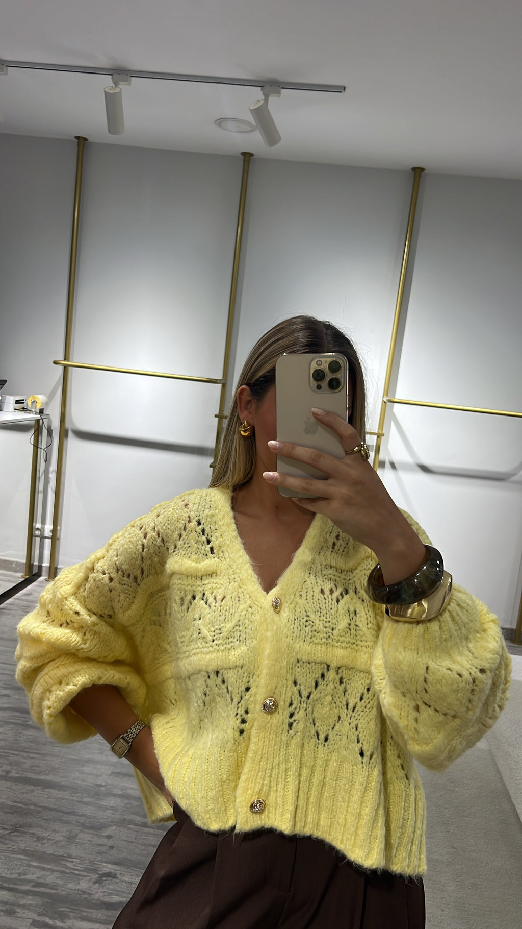CARDIGAN MANTEIGA
