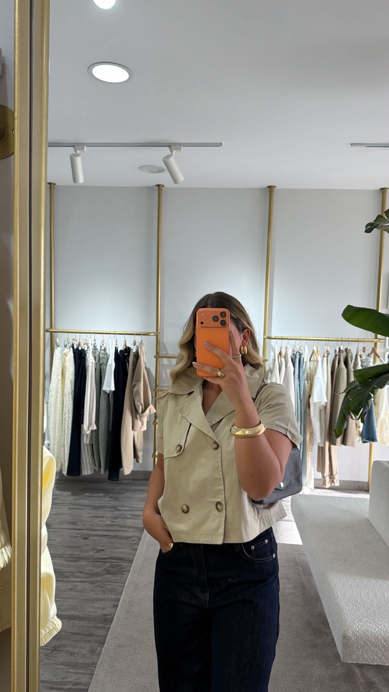 GABARDINE CROP TOP