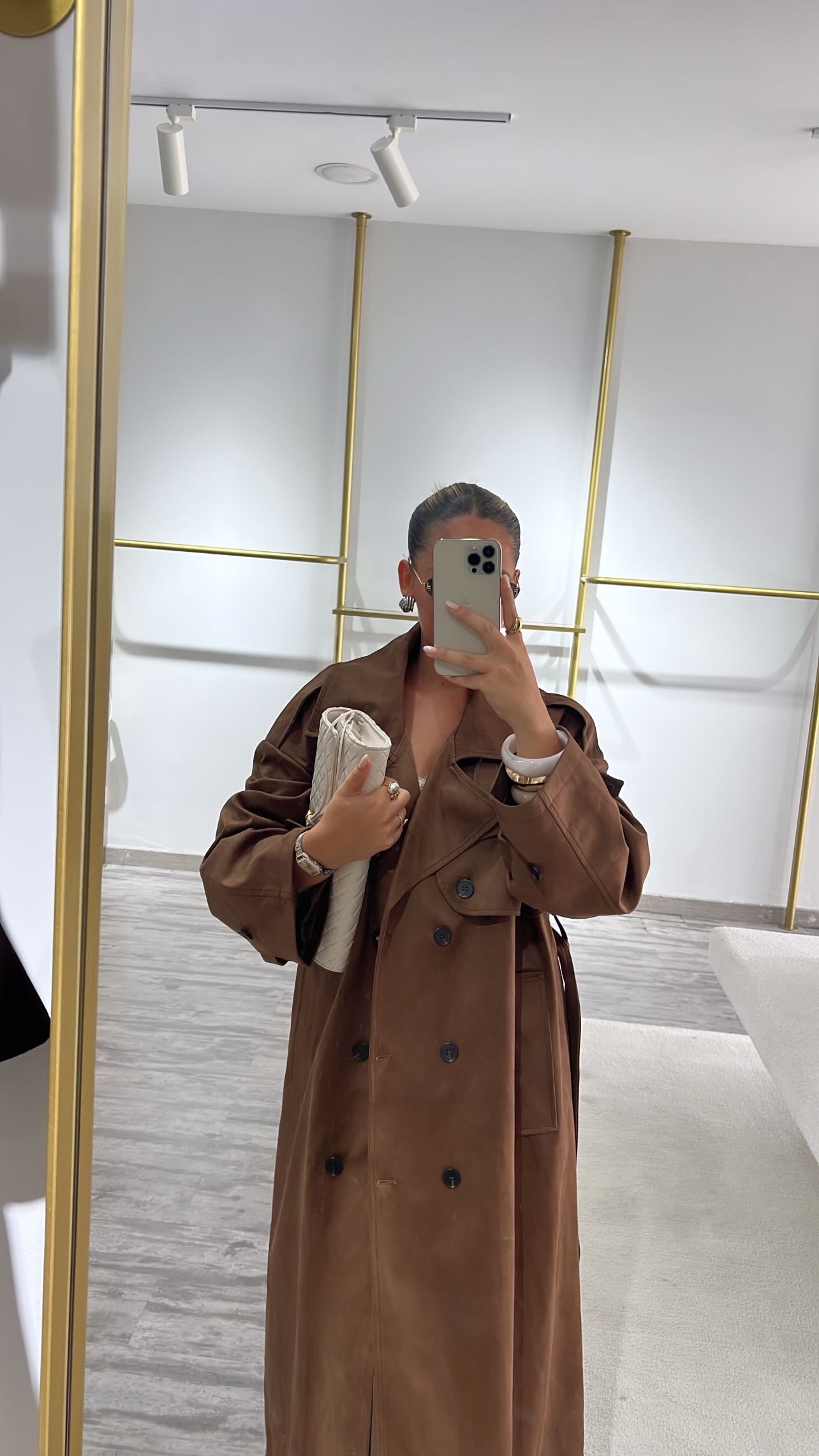 Gabardine en daim