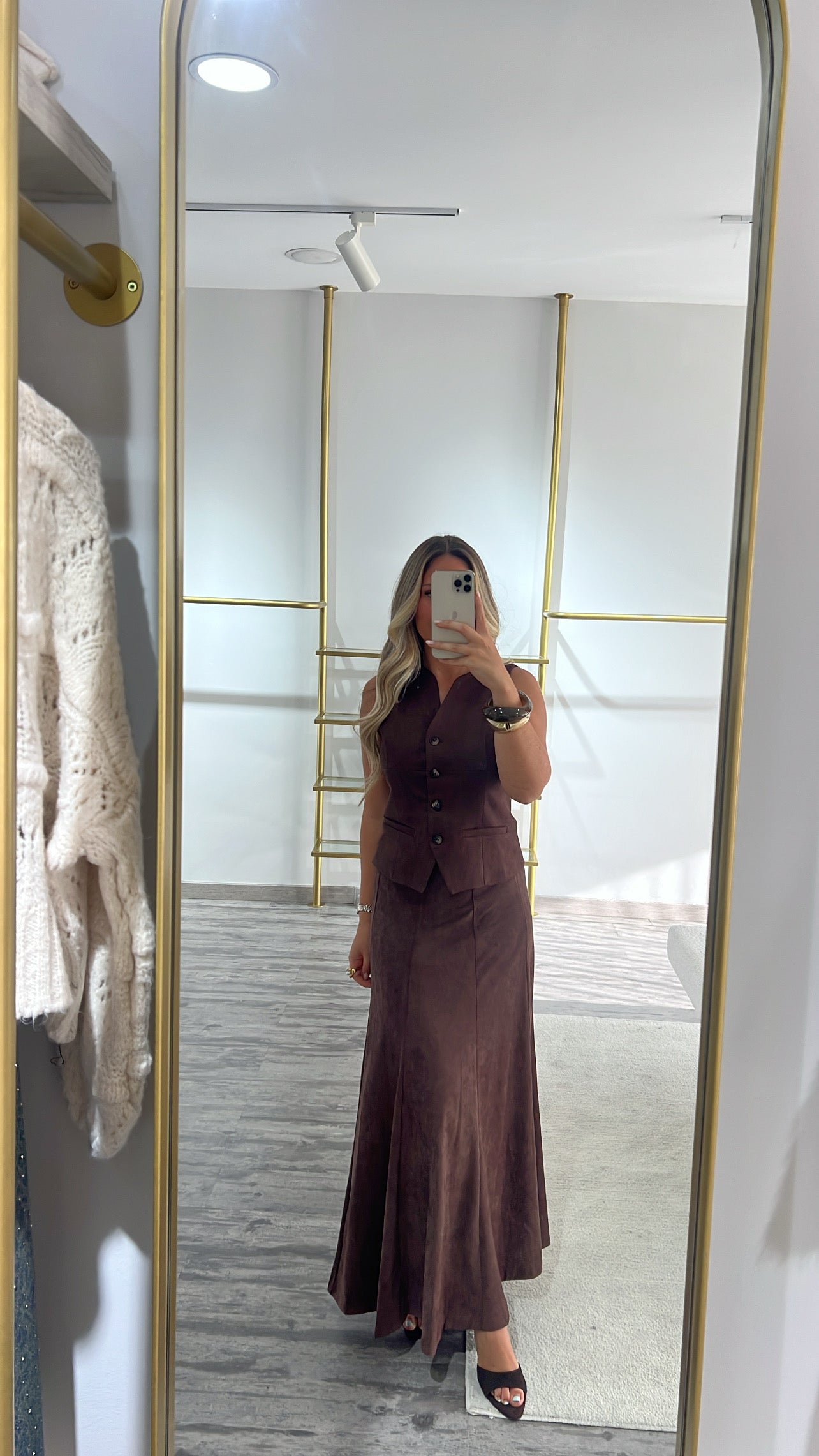 CONJUNTO SAIA E COLETE