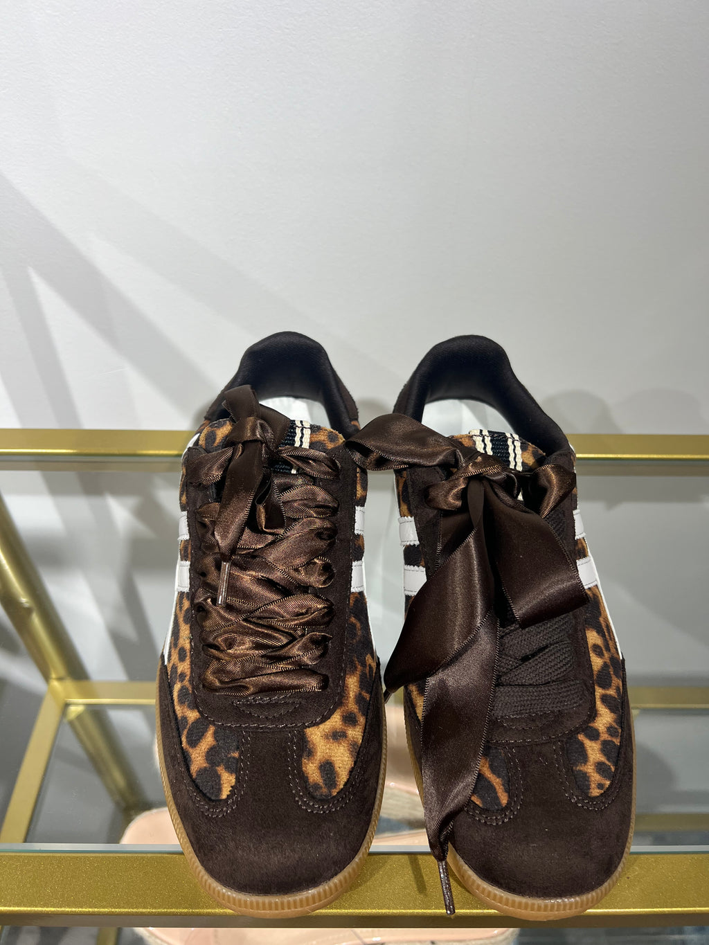 Chaussons à imprimé léopard