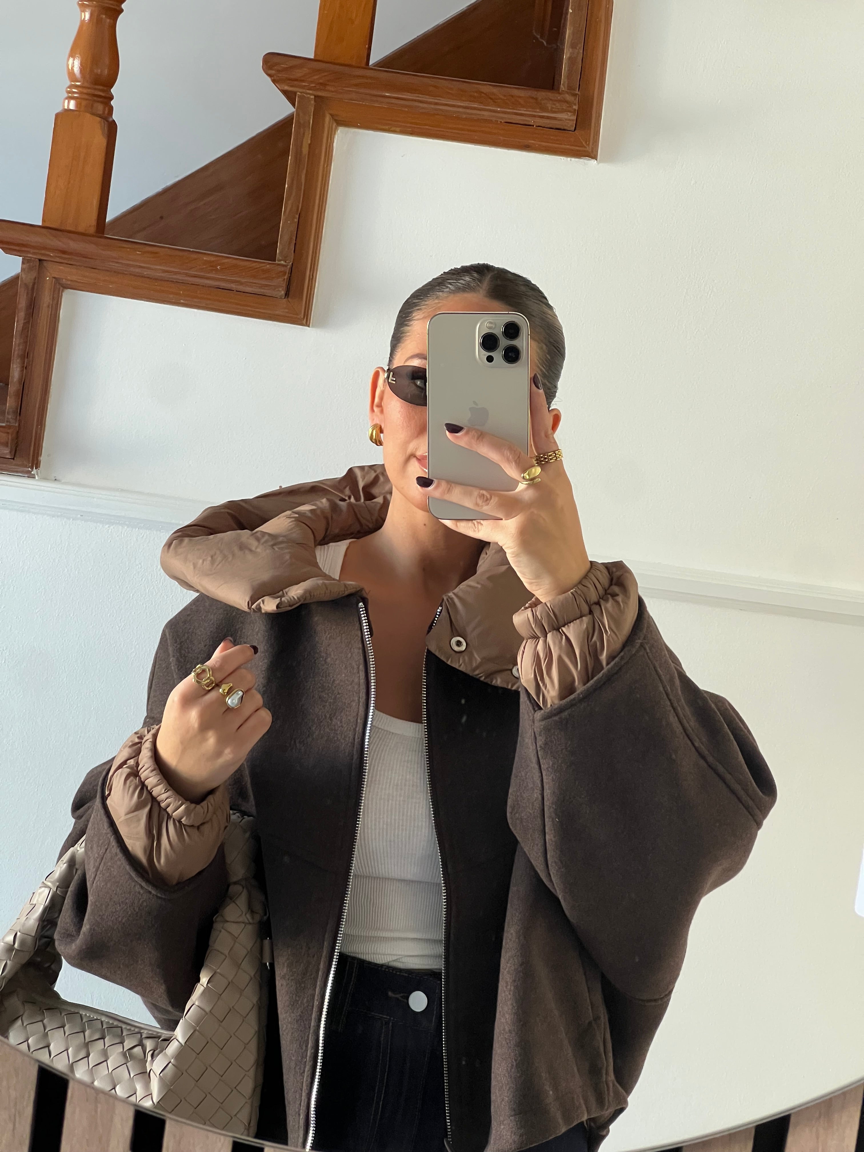 CASACO MANGA E GOLA REMOVÍVEL