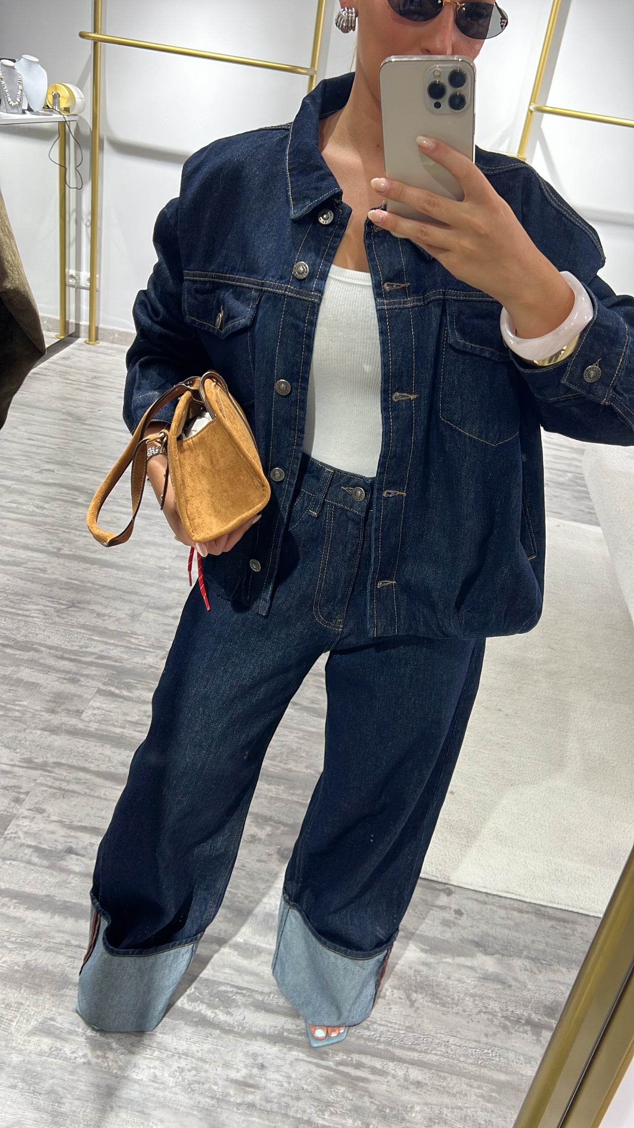 Bomber oversize DENIM LUMINA