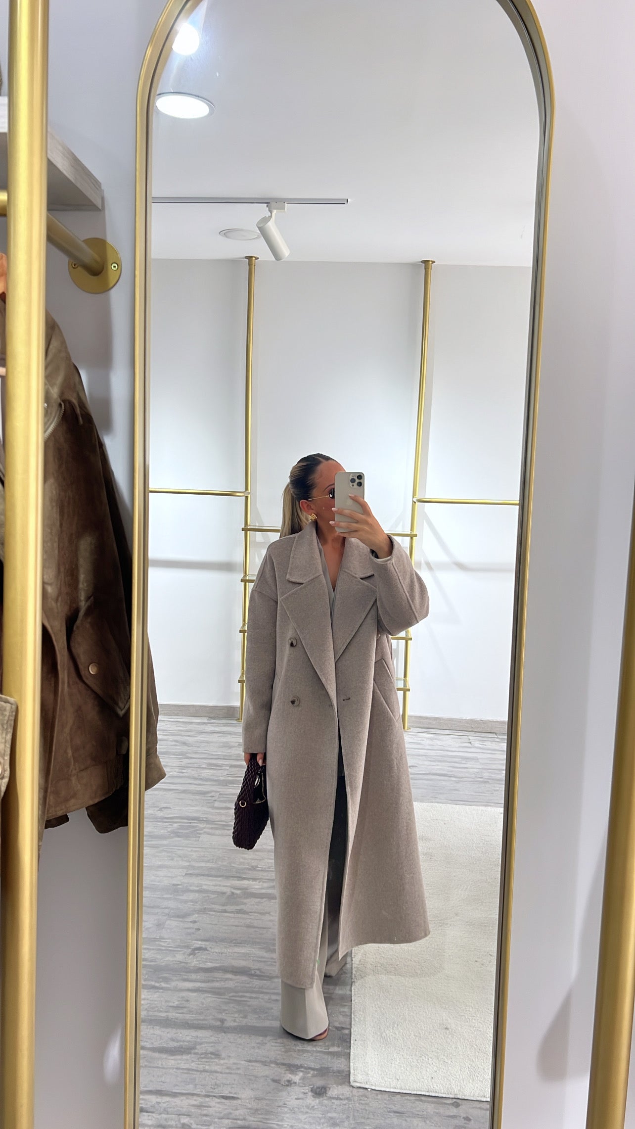 Manteau de ferme long