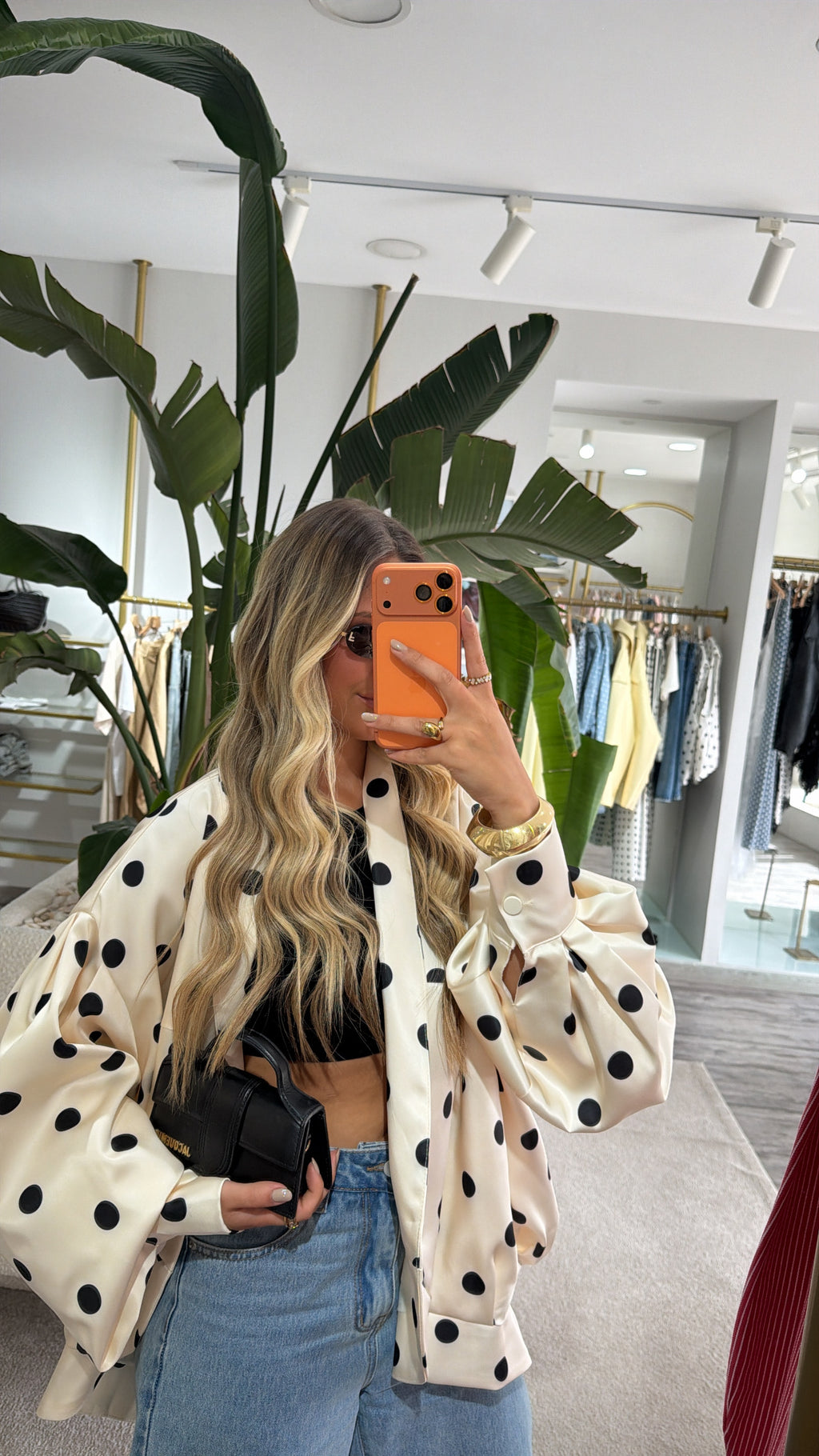 BOMBER POLKA DOT