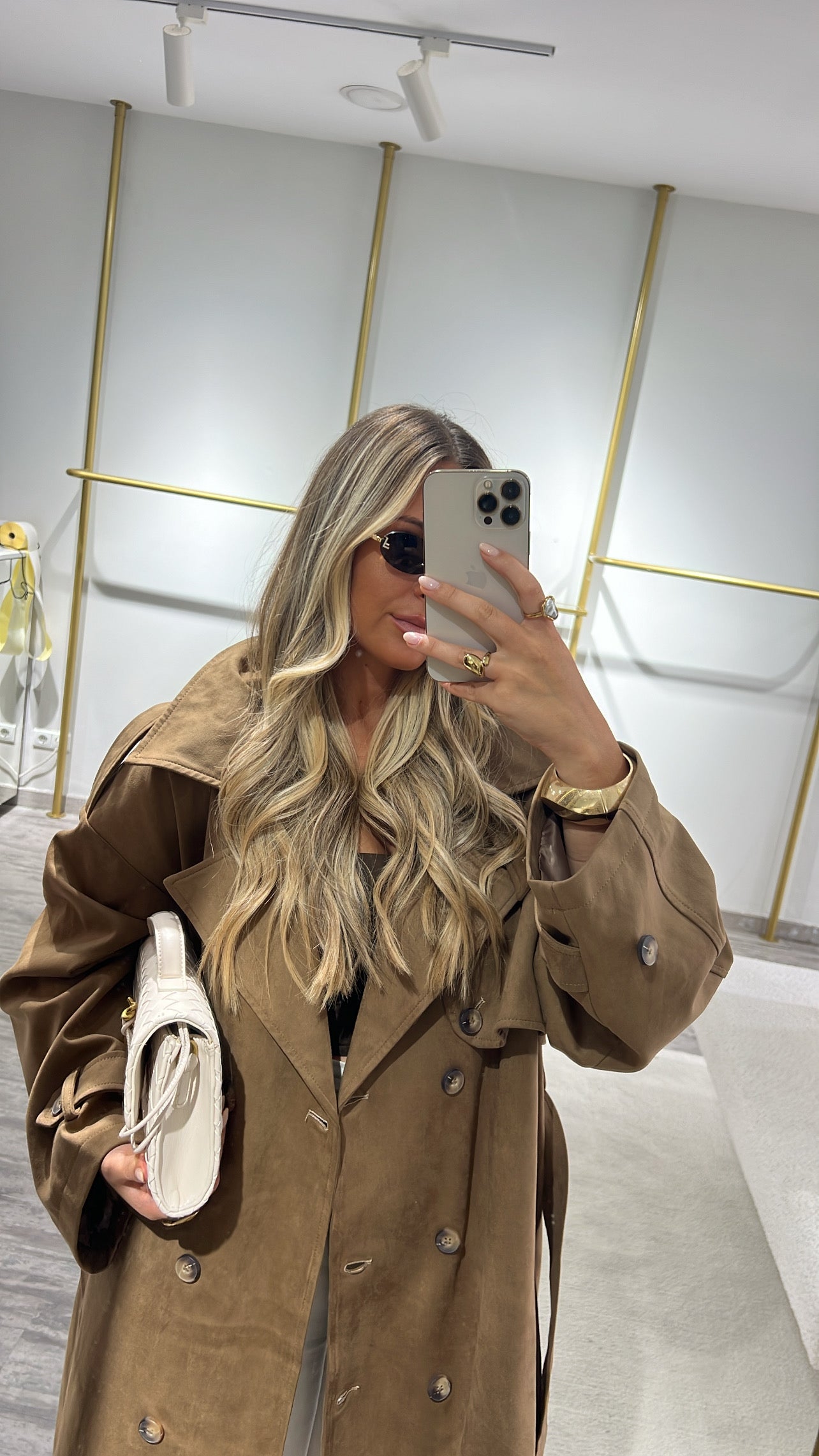 Gabardine en daim