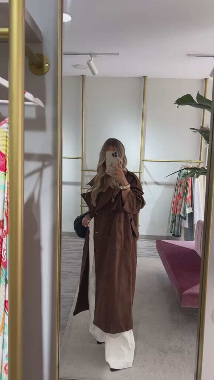 Gabardine en daim